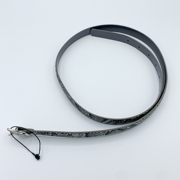 Chico's Gray Snakeskin Belt - Picture 2 of 2